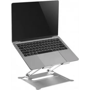 Exertis Connect verstellbarer Notebook-Ständer für 11-15 Zoll Laptops, Silber 903419
