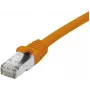 EXERTIS CONNECT CAT 6 F/UTP PoE halogenfreies Patchkabel, Orange, 2,0 m, Snagless 854423