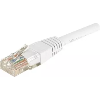 EXERTIS CONNECT Cat.6 U/UTP Patchkabel, 7m, Weiß, RJ45, Rastnasenschutz, 1 Gbps, PVC 246788