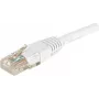 EXERTIS CONNECT Cat.6 U/UTP Patchkabel, 7m, Weiß, RJ45, Rastnasenschutz, 1 Gbps, PVC 246788