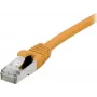 EXERTIS CONNECT Cat 6A S/FTP Patchkabel, 3 m, Orange, Slim Bend Protection 858535