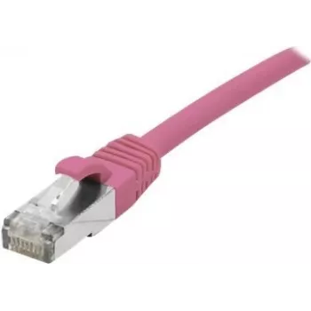 EXERTIS CONNECT Cat.6A S/FTP Patchkabel, Pink, 7,5 m, LSZH, 10 Gbps, RJ45 854381