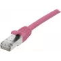 EXERTIS CONNECT Cat.6A S/FTP Patchkabel, Pink, 7,5 m, LSZH, 10 Gbps, RJ45 854381