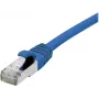 EXERTIS CONNECT Cat.6A S/FTP PiMF Patchkabel, 1 m, Blau 858625