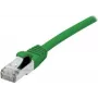EXERTIS CONNECT Cat.6A S/FTP PiMF Patchkabel, 2m, Grün, LSZH, 10Gbps, RJ45 858619