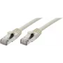 EXERTIS CONNECT CAT 6a SFTP Patchkabel, RJ-45 auf RJ-45, 15 m, Grau 858411