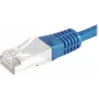 EXERTIS CONNECT Cat6 S/FTP PiMF Patchkabel, Blau, 0,7 m, Schlankes Snagless-Boot 856841