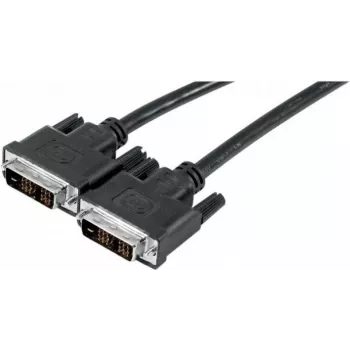 EXERTIS CONNECT DVI-D Single Link Kabel 5m, 18+1 Pin, vergoldet, doppelt geschirmt, schwarz 127485