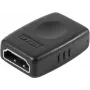 EXERTIS CONNECT HDMI Adapter Buchse zu Buchse, Passiver Kuppler, 4K 60Hz, Vergoldet, Schwarz (EXC128289)