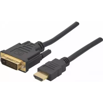 Exertis Connect HDMI-auf-DVI-D Videokabel Adapter 2m Schwarz 127875
