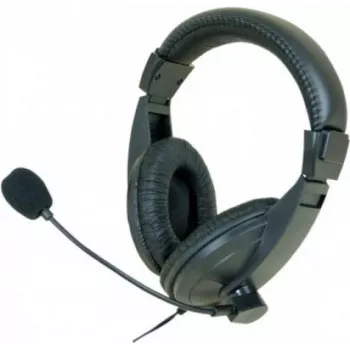 Exertis Connect Over-Ear kabelgebundenes Headset mit Mikrofon - Schwarz (059203)