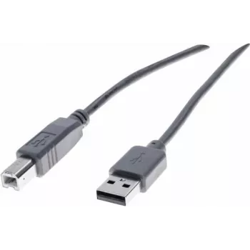 Exertis Connect USB 2.0 Kabel A auf B, 60 cm, Grau 532406