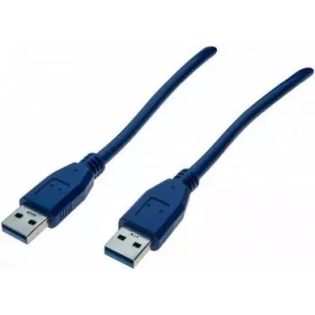 EXERTIS CONNECT USB 3.0 Kabel A Stecker zu A Stecker 2m Blau 532477