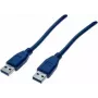 EXERTIS CONNECT USB 3.0 Kabel A Stecker zu A Stecker 2m Blau 532477
