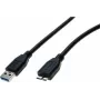 Exertis Connect USB 3.1 Gen 1 Kabel, USB-A Stecker auf Micro-USB B Stecker, 1 m, Schwarz 532473
