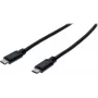 EXERTIS CONNECT USB 3.1 Gen 1 Typ-C auf Typ-C Kabel, 1,8 m, Schwarz 150336