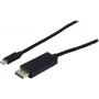 EXERTIS CONNECT USB-C auf DisplayPort 1.4 8K Adapterkabel, 2,0 m (127542)