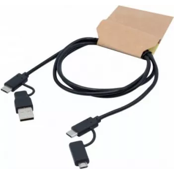 exertis Connect USB-C auf Micro-USB B Kabel, USB 2.0, 1 m, Schwarz 532527