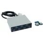 EXSYS EX-1167 7-Port USB 3.0 Interner Hub, 3,5 Zoll Schacht, VIA VL810 Chipsatz