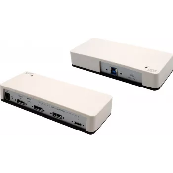 EXSYS EX-1182VIS-2 7-Port USB 3.2 Gen 1 Industrie-Hub, Metall, Beige