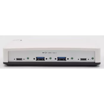 EXSYS EX-1250V Industrieller 4-Port USB 3.2 Gen 2 Hub mit DIN-Schienen-, Wand- und Rack-Montage