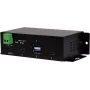 EXSYS EX-1274HMV 4-Port USB 3.2 Gen 2 Industrie-Hub mit 2x USB-A und 2x USB-C, Metall, DIN-Schienen-/Wand-/Rack-Montage