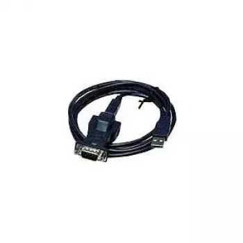 EXSYS EX-1304 USB-zu-RS-232-Seriell-Adapterkabel mit Prolific PL2303-Chipsatz, 0,8m, Schwarz