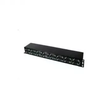 EXSYS EX-1316HMV 16-Port USB zu RS-232 Seriell Adapter, Rackmount, FTDI Chipsatz, 921,6 Kbps, Metallgehäuse