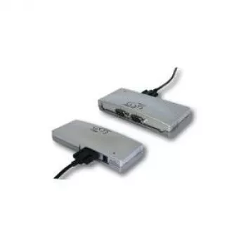 EXSYS EX-1334V Industrieller 4-Port USB zu RS-232 Seriell Adapter mit FTDI Chipsatz, 15kV ESD-Schutz, Metallgehäuse