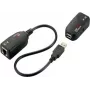 EXSYS EX-1441-2 Gigabit Ethernet Extender über Koax-Kit, 1000m Reichweite, Metallgehäuse, Schwarz