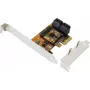 EXSYS EX-3517 7-Port SATA III PCIe x2 Controller-Karte - ASMedia ASM1062 + JMicron JMB575S, 6Gbps, Low-Profile-Bracket enthalten