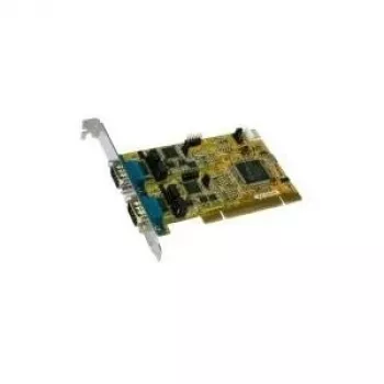 EXSYS EX-42042-IS 2-Port Universal PCI Serial RS-232/422/485 Combo-Karte mit 16C950 UART, 128-Byte FIFO, Opto-Isolation und Überspannungsschutz