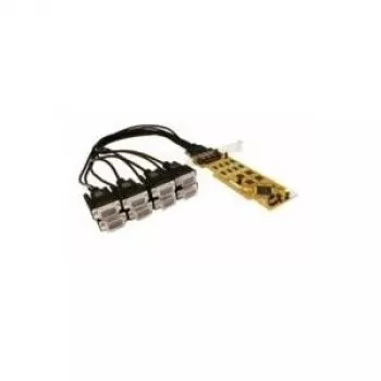 EXSYS EX-42378 2-Port RS-232 PCI Express Serial Adapter Karte, Low Profile