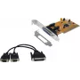 EXSYS EX-43362 2-Port RS-232 PCI Express Serial Controller Karte