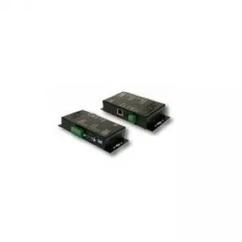 EXSYS EX-6051POEIS Industrieller PoE Extender / Repeater, 10/100 Mbit/s, IEEE 802.3at, DIN-Schienen-montierbar, Metallgehäuse, -40 bis 75°C