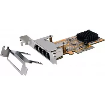 EXSYS EX-6074-3 Gigabit Ethernet PCIe x1 Netzwerkkarte, Low Profile, RJ45, Realtek RTL8111G