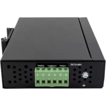 EXSYS EX-6205 8-Port Industrial Ethernet Switch, 10/100 Mbps, DIN-Rail, -40 bis 75°C