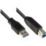 EXSYS EX-K1505 USB 3.2 Gen 1 Kabel, USB-A auf USB-C, 3 m, Schwarz