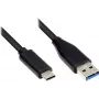 EXSYS EX-K1584-2.0 USB 3.2 Gen 1 Typ-A auf Typ-C Kabel 2m Schwarz