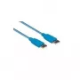 EXSYS EX-K1610-2 USB 3.2 Gen 1 Kabel, 2 m, USB-A Stecker zu USB-A Stecker, Blau