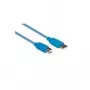 EXSYS EX-K1620-2 USB 3.2 Gen 1 Kabel, USB-A auf USB-B, 2 m, Blau