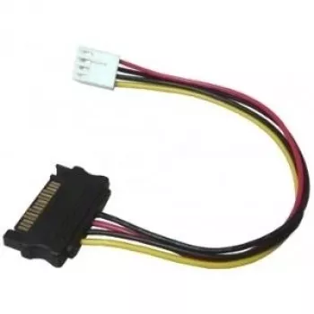 EXSYS EX-K41910 Floppy-auf-SATA-Stromadapterkabel 0,4m Schwarz
