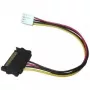 EXSYS EX-K41910 Floppy-auf-SATA-Stromadapterkabel 0,4m Schwarz