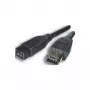 EXSYS FireWire 1394b 9-Pin auf 6-Pin Kabel, 3,0 m, Schwarz EX-K6862