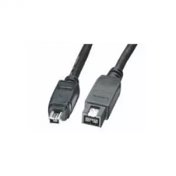 EXSYS FireWire 800 auf 400 Kabel 9-Pin auf 4-Pin, 2m, Schwarz EX-K6871
