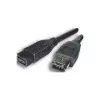 EXSYS FireWire 800 auf 400 Kabel 9-polig auf 6-polig, 1,0 m, Schwarz EX-K6860