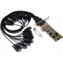 EXSYS PCIe 16-Port RS-232 Serielle Karte mit SystemBase Chipsatz, 921,6 Kbps, 15KV ESD, Low Profile EX-44316-2
