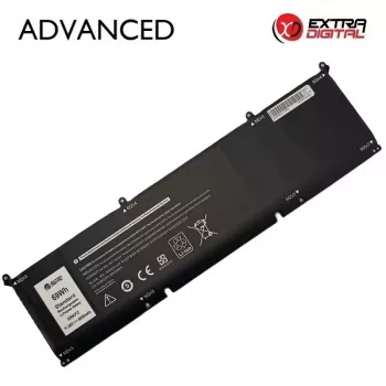Extra Digital Advanced Laptop-Akku für Dell Latitude E5440/E5540, Precision M2800 (69KF2, 6000mAh, 11.1V, 6-Zellen, Schwarz)