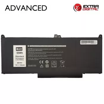Extra Digital Advanced Laptop-Akku für Dell MXV9V - 7200mAh 82Wh 11.4V 9-Zellen Li-Ion Ersatz