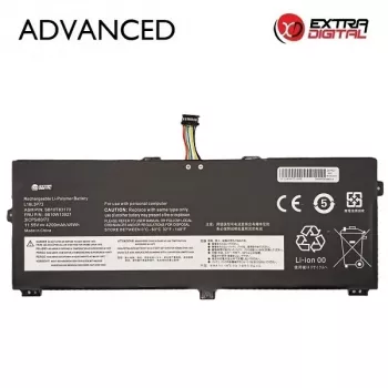 Extra Digital Advanced Laptop-Akku für Lenovo L18L3P72 - 4200mAh, 11.52V, 48.38Wh, 3-Zellen Li-Ion, Schwarz